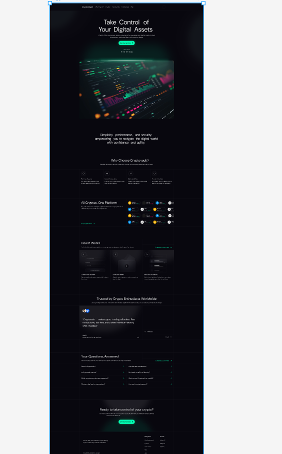 Crypto Website Redesign